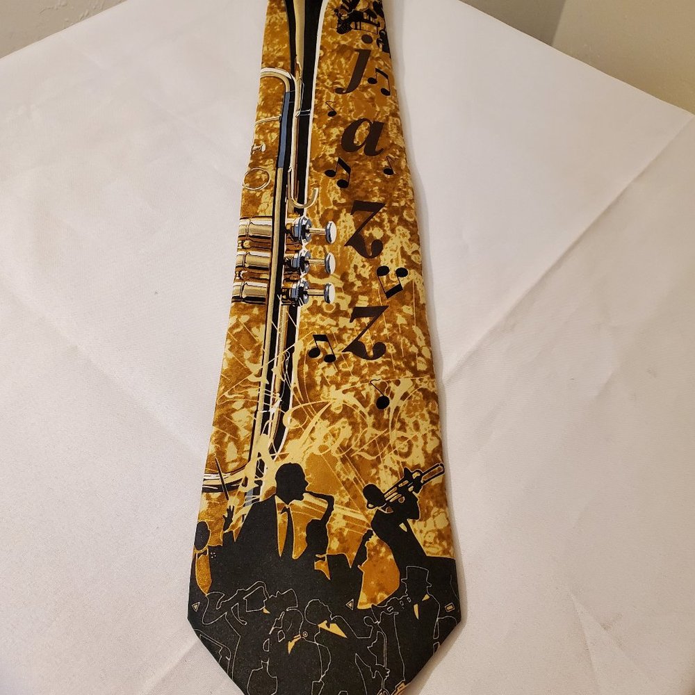 Ralph Marlin Jazz Elements tie 56 x 4